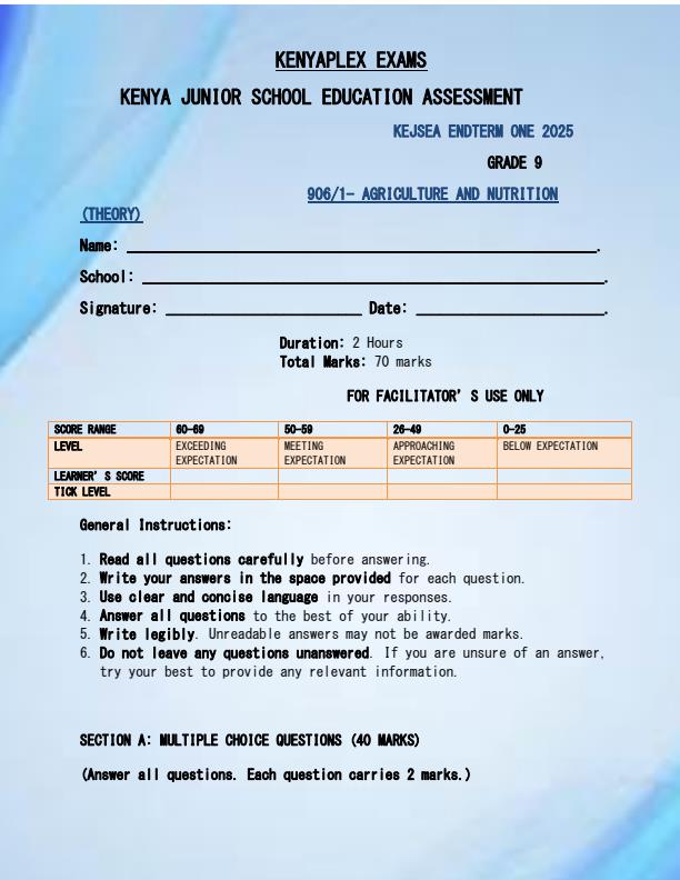 Preview page Grade-9-Agriculture-and-Nutrition-Theory-End-of-Term-1-Examination-2025_3801_0.jpg