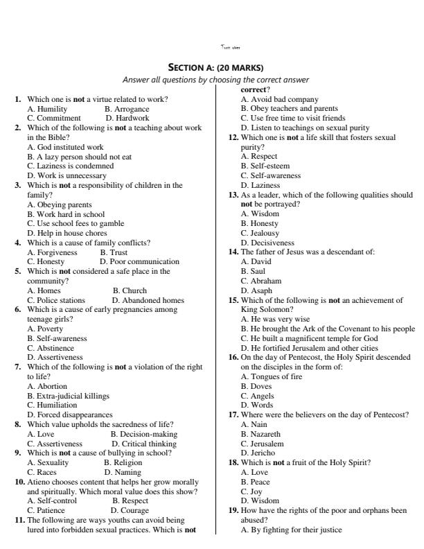 Preview page Grade-9-CRE-End-Term-1-Exam-2026_5395_1.jpg