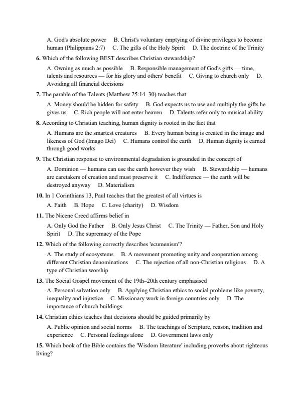 Preview page Grade-9-CRE-July-Assessment-Examination-2026_6381_1.jpg
