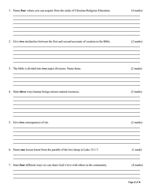 Preview page Grade-9-CRE-Mid-Term-1-Exam-2025_3684_1.jpg