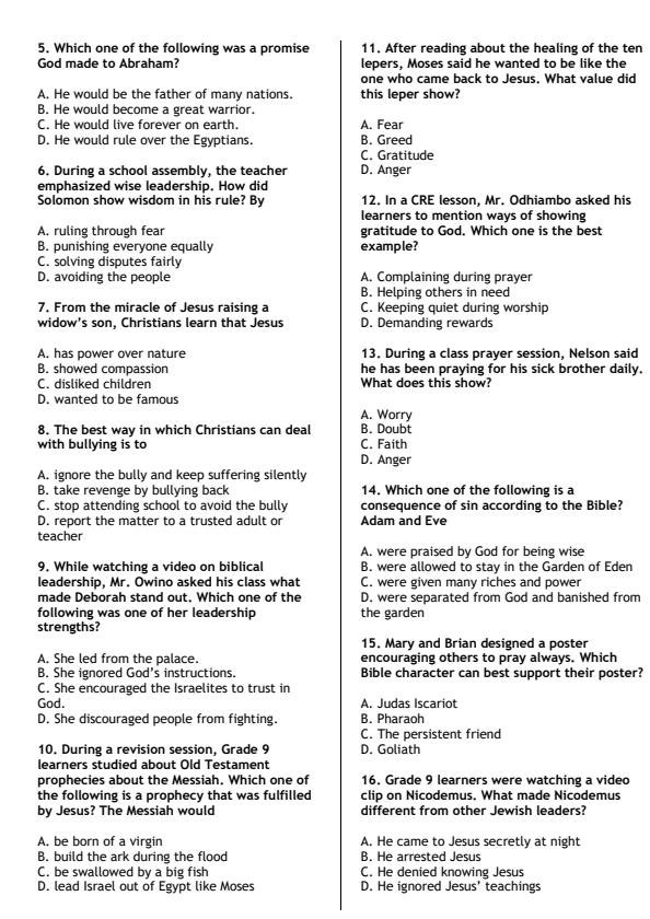 Preview page Grade-9-CRE-Mid-Term-2-Exam-2026_5896_1.jpg