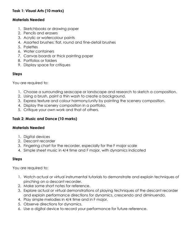 Preview page Grade-9-Creative-Arts-and-Sport-Paper-1-KJSEA-Prediction-2-Exam-2026_6614_1.jpg
