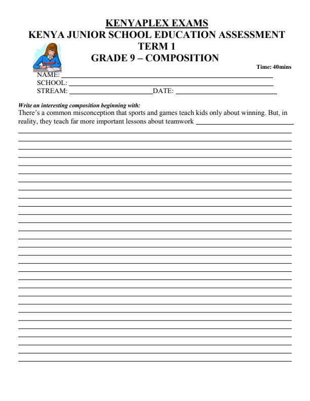 Preview page Grade-9-English-Composition-Mid-Term-1-Exam-2025_3686_0.jpg