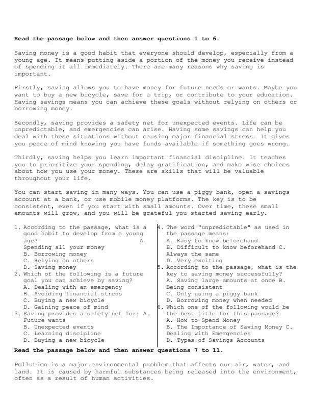 Preview page Grade-9-English-Paper-1-Mid-Term-2-Exam-2025_4182_2.jpg