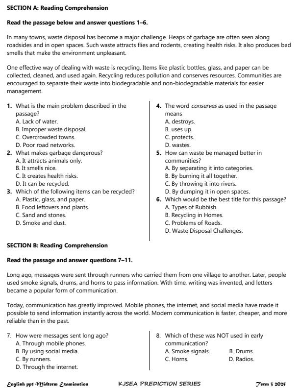 Preview page Grade-9-English-Paper-1-Mid-Term-3-Exam-2025_4689_1.jpg