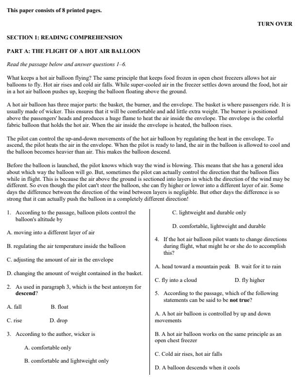 Preview page Grade-9-English-Paper-1-Term-3-Opener-Exam-2026_6519_1.jpg