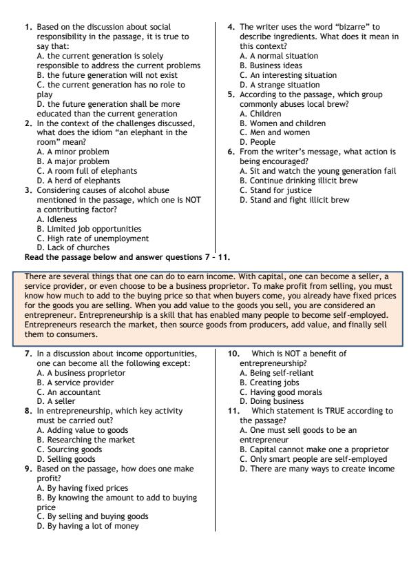 Preview page Grade-9-English-paper-1-Mid-Term-2-Exam-2026_5898_1.jpg