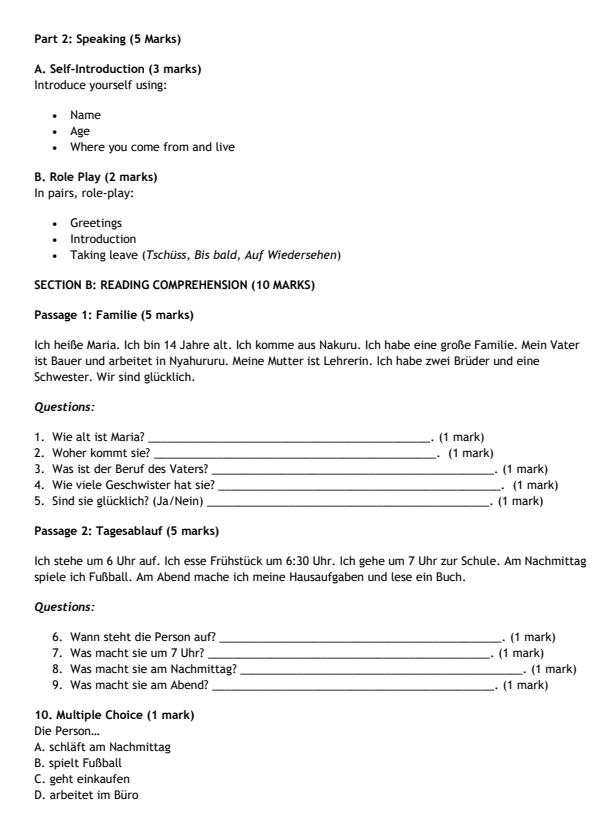 Preview page Grade-9-German-Mid-Term-2-Exam-2026_5901_1.jpg
