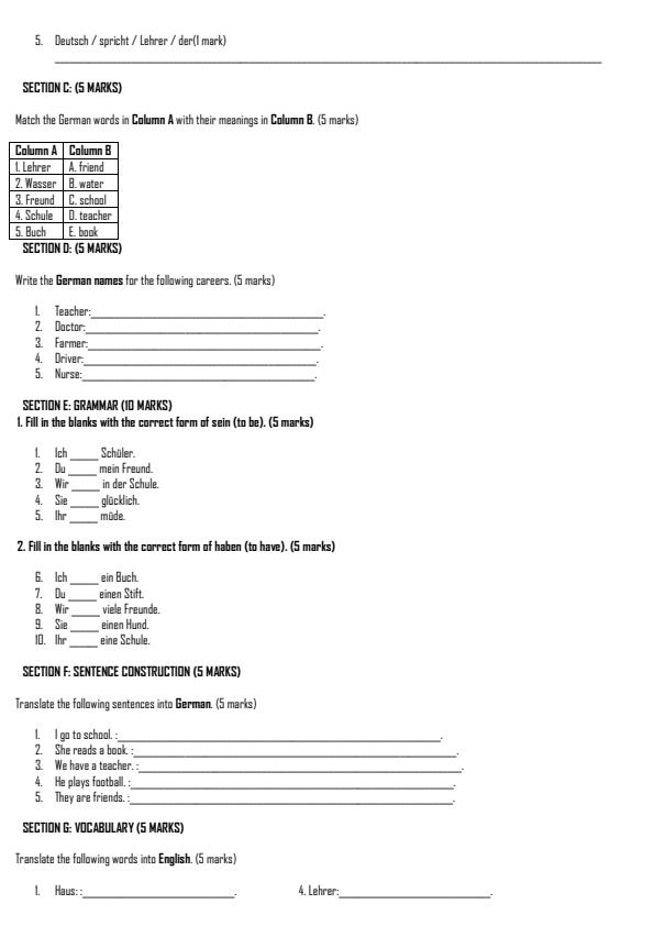 Preview page Grade-9-German-Term-2-Opener-Exam-2026_5631_1.jpg