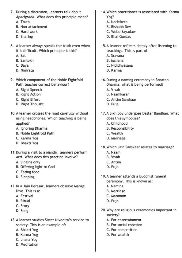 Preview page Grade-9-Hindu-Religious-Education-Mid-Term-2-Exam-2026_5902_1.jpg