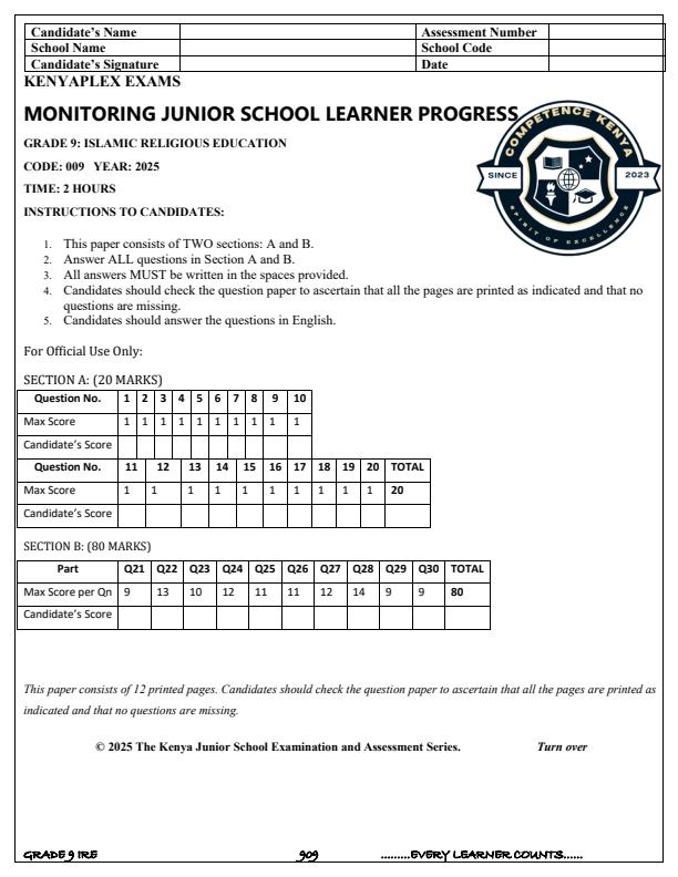 Preview page Grade-9-IRE-Term-3-Opener-Exam-2025_4569_0.jpg