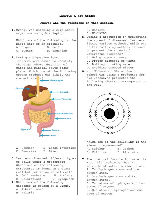 Preview page Grade-9-Integrated-Science-Paper-1-End-Term-3-Exam-2026_6891_1.jpg