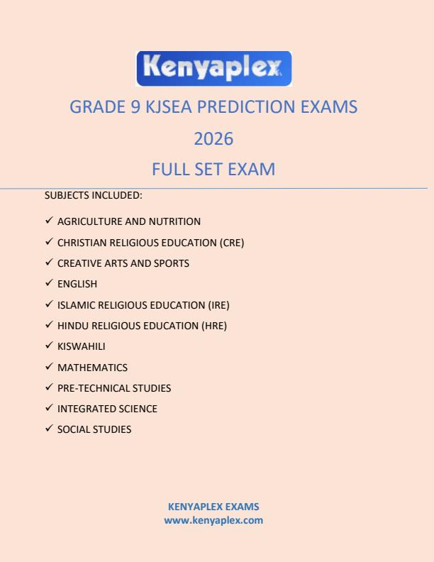 Preview page Grade-9-KJSEA-Prediction-Exams-2026--Full-Set_6402_0.jpg