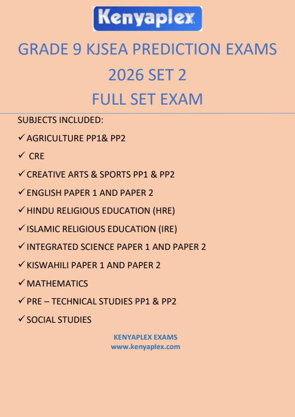 Preview page Grade-9-KJSEA-Prediction-Exams-2026-Set-2--Full-Set_6636_0.jpg
