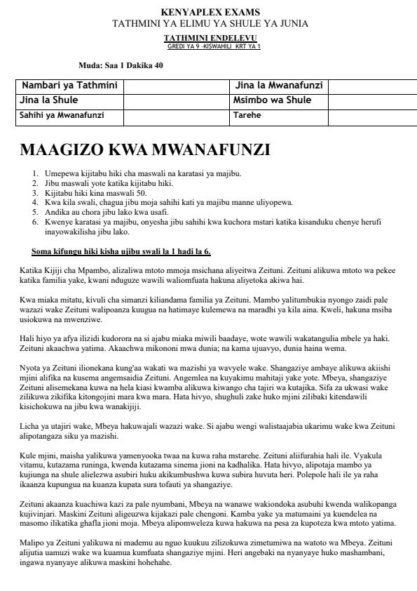 Preview page Grade-9-Kiswahili-Paper-1-End-Term-3-Set-2-Exam-2026_7052_0.jpg