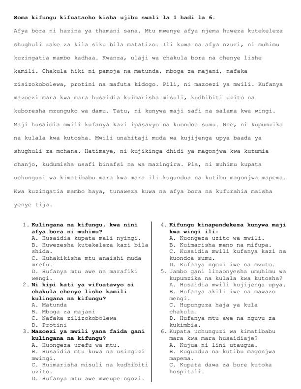 Preview page Grade-9-Kiswahili-Paper-1-Mid-Term-2-Exam-2025_4188_2.jpg