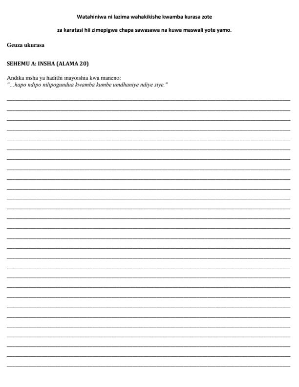 Preview page Grade-9-Kiswahili-Paper-2-End-Term-1-Exam-2026_5407_1.jpg