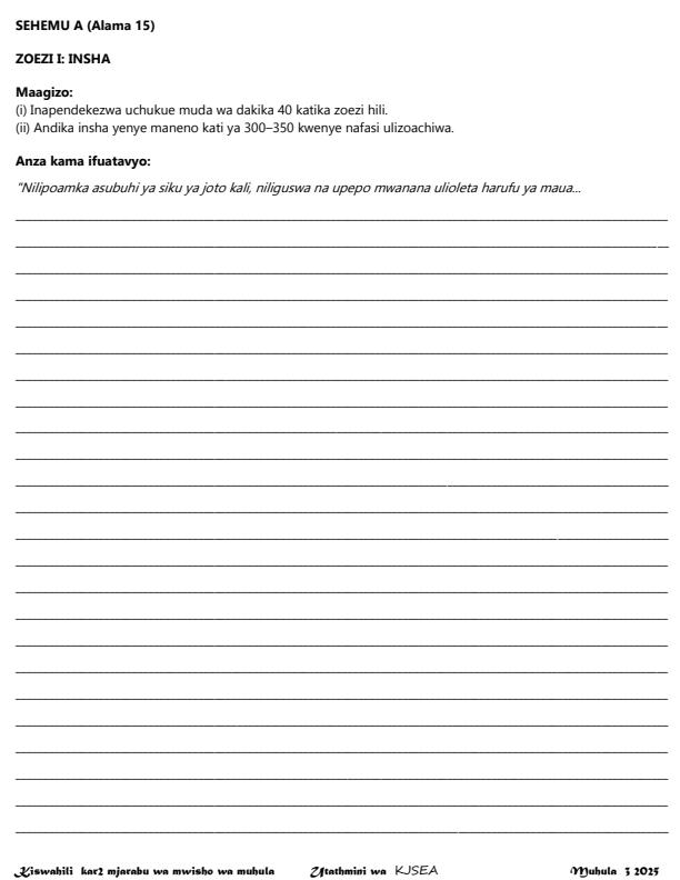 Preview page Grade-9-Kiswahili-Paper-2-End-of-Term-3-KJSEA-Prediction-Exam-2025_4863_1.jpg