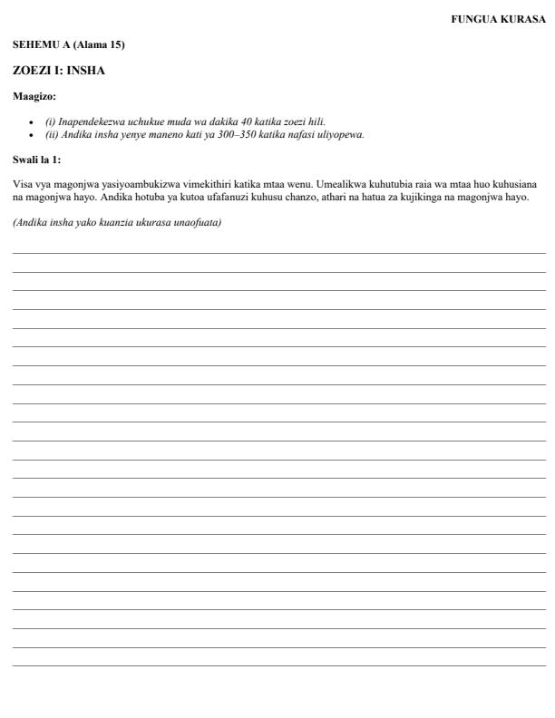 Preview page Grade-9-Kiswahili-Paper-2-Term-3-Opener-Exam-2026_6528_1.jpg