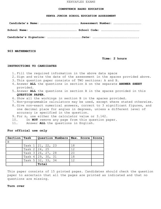 Preview page Grade-9-Mathematics-End-Term-3-Exam-2026_6897_0.jpg
