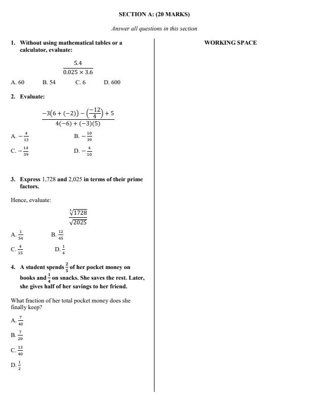Preview page Grade-9-Mathematics-KJSEA-Prediction-Exam-2026_6398_1.jpg