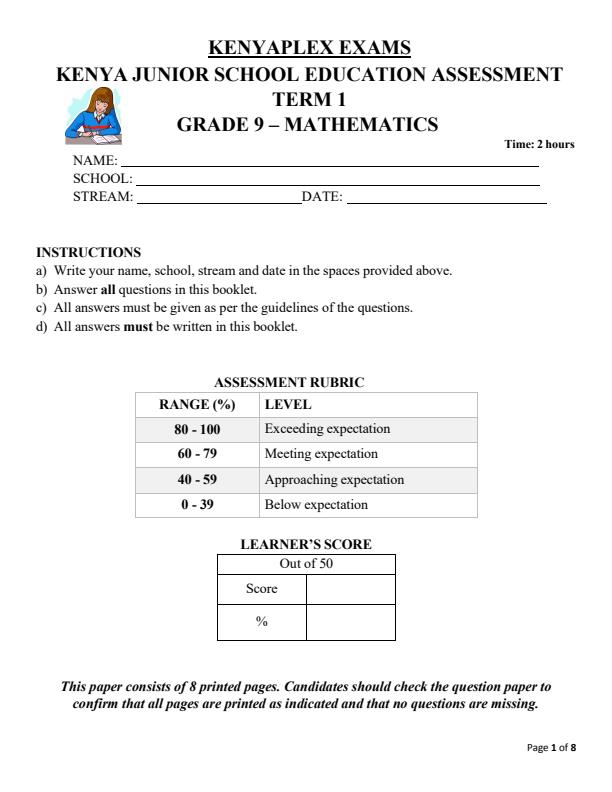 Preview page Grade-9-Mathematics-Mid-Term-1-Exam-2025_3692_0.jpg