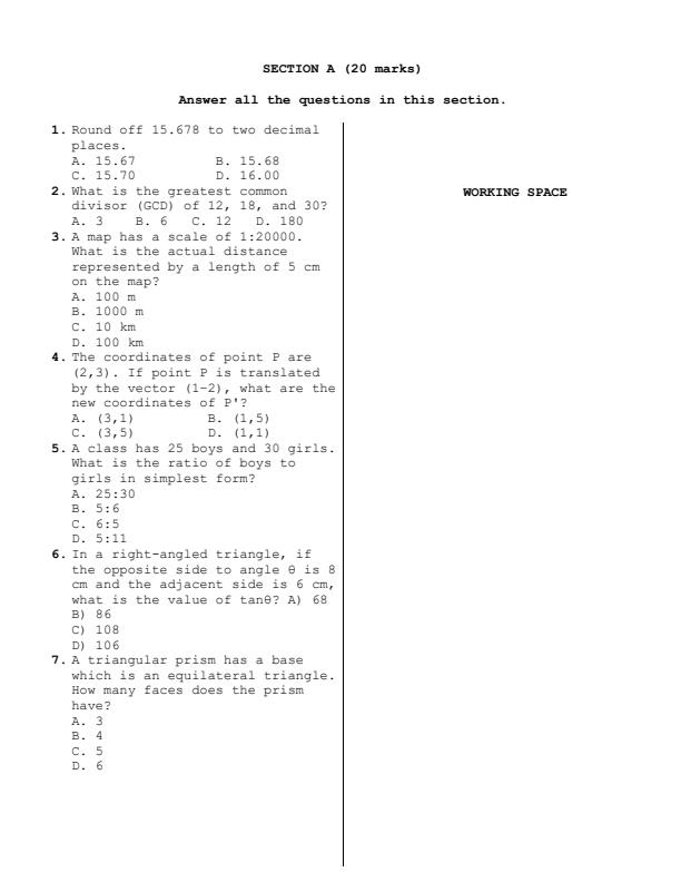 Preview page Grade-9-Mathematics-Mid-Term-2-Exam-2025_4190_2.jpg