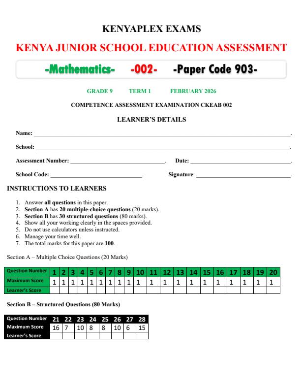 Preview page Grade-9-Mathematics-Mid-term-1-Exam-2026_5130_0.jpg