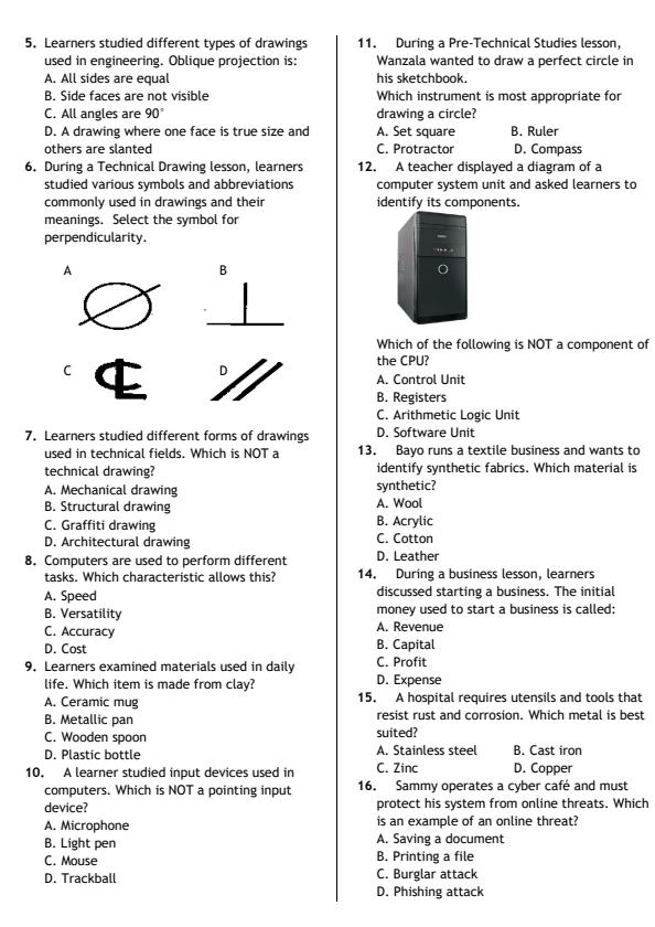 Preview page Grade-9-Pre--Technical-Studies-Mid-Term-2-Exam-2026_5910_1.jpg