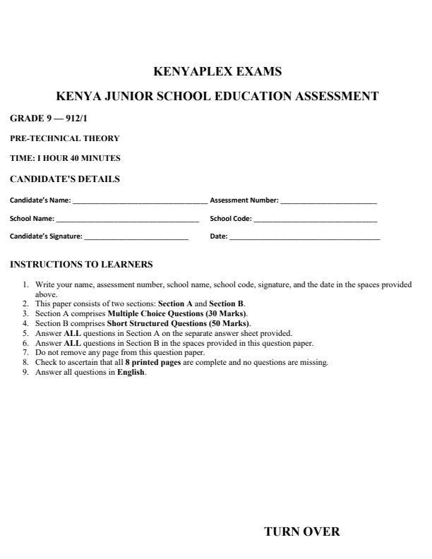 Preview page Grade-9-Pre--Technical-Studies-Term-3-Opener-Exam-2026_6531_0.jpg