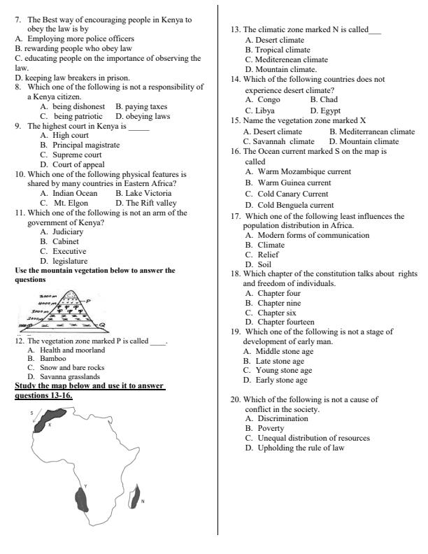 Preview page Grade-9-Social-Studies-End-Term-2-Exam-2026_6127_1.jpg