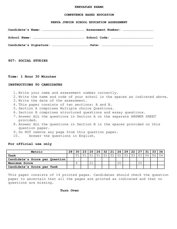 Preview page Grade-9-Social-Studies-End-Term-3-Exam-2026_6899_0.jpg