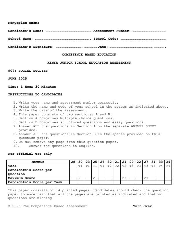 Preview page Grade-9-Social-Studies-Mid-Term-2-Exam-2025_4193_0.jpg