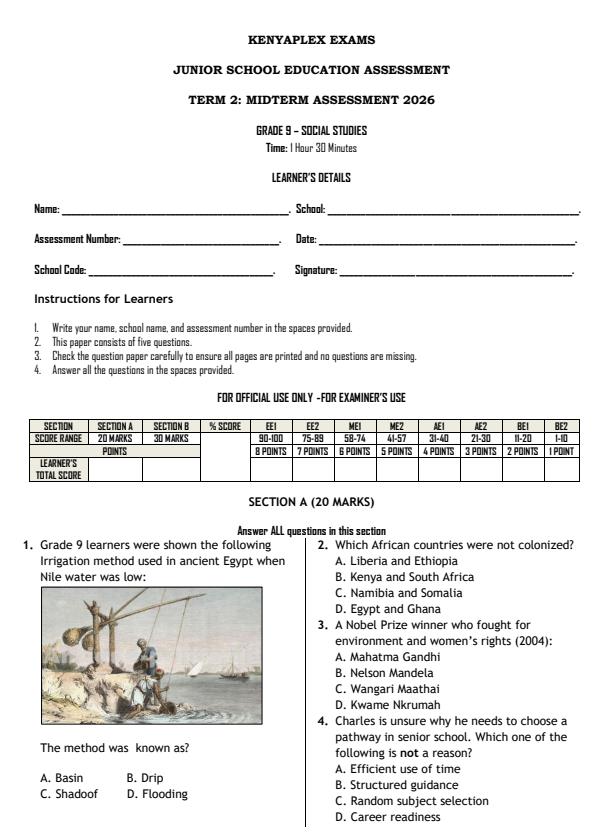 Preview page Grade-9-Social-Studies-Mid-Term-2-Exam-2026_5911_0.jpg