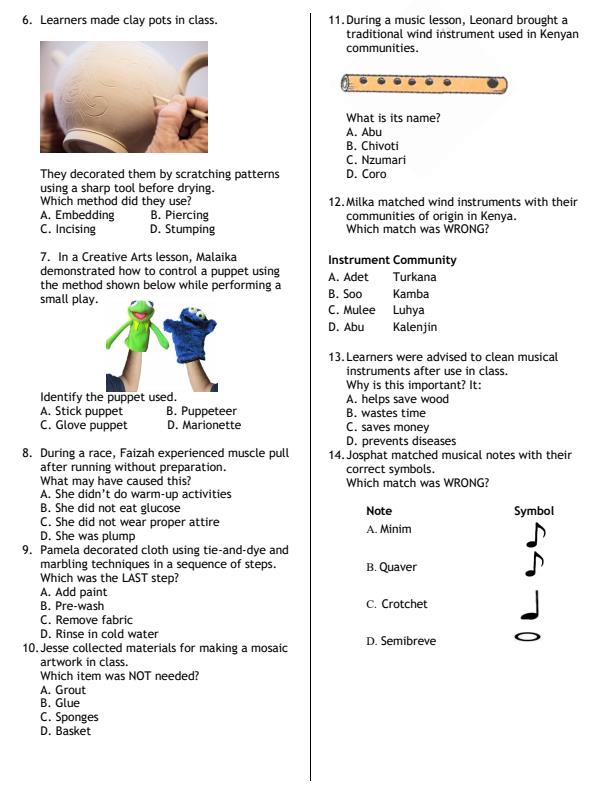 Preview page Grade-Creative-Arts-July-Assessment-Examination-2026_6261_1.jpg
