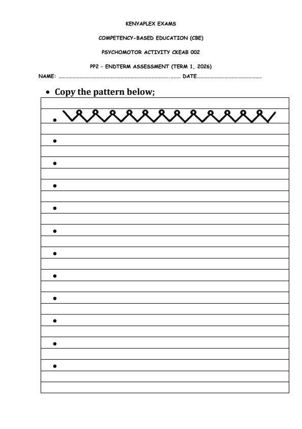 Preview page Grade-Pre--Primary-2-Psychomotor-End-Term-1-Exam-2026_5336_0.jpg