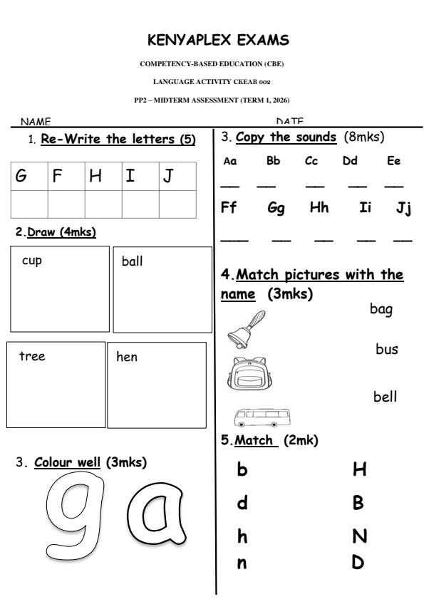 Preview page Grade-Pre-Primary-2-Mid-Term-1-Exam-20206_5225_1.jpg