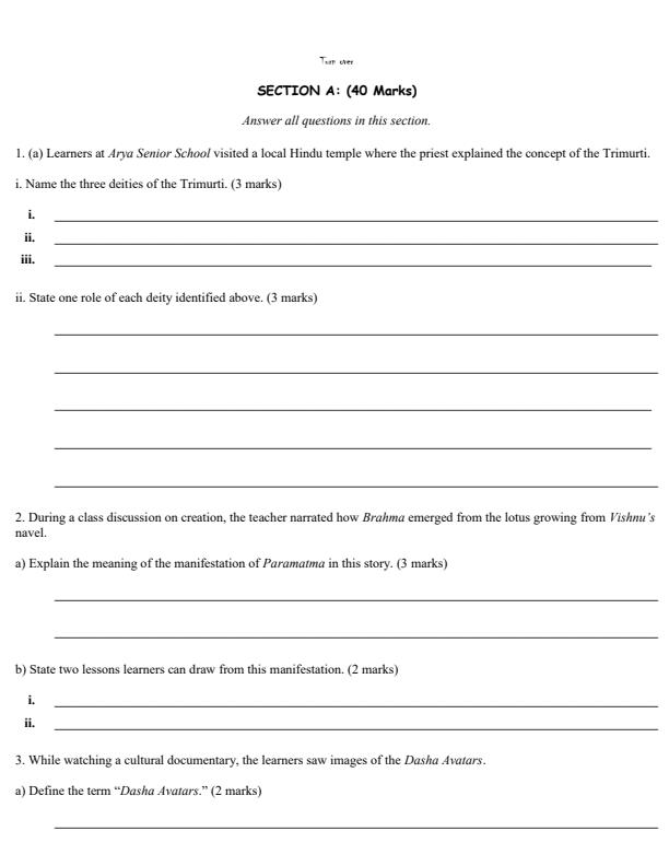 Preview page Hindu-Religious-Education-Opener-Exam-Term-1-2026_5034_1.jpg