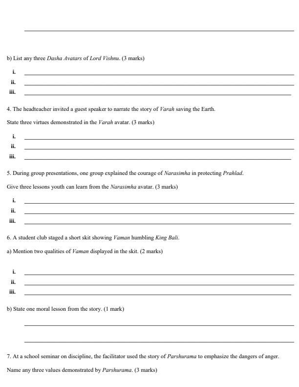 Preview page Hindu-Religious-Education-Opener-Exam-Term-1-2026_5034_2.jpg