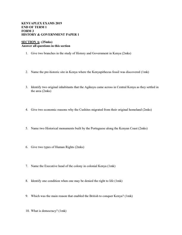 Preview page History-Form-3-End-of-Term-1-Paper-1-Examination-2019_71_0.jpg