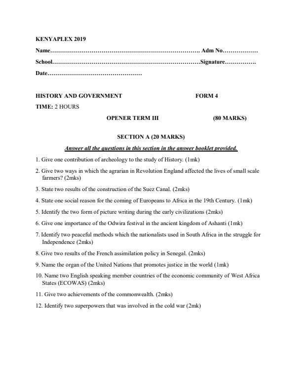 Preview page History-Form-4-Term-3-Opener-Examination_288_0.jpg