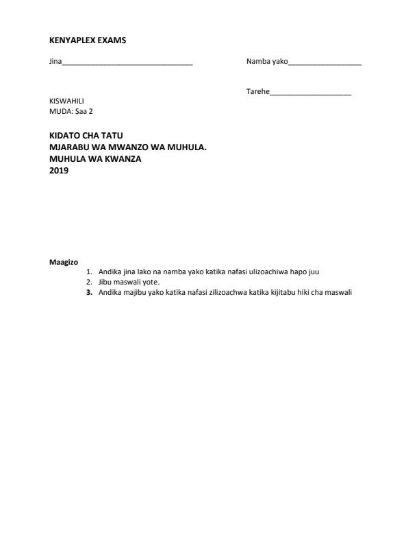 Preview page Kidato-Cha-Tatu-Mjarabu-Wa-Mwanzo-Wa-Muhula-Wa-Kwanza-2019_16_0.jpg