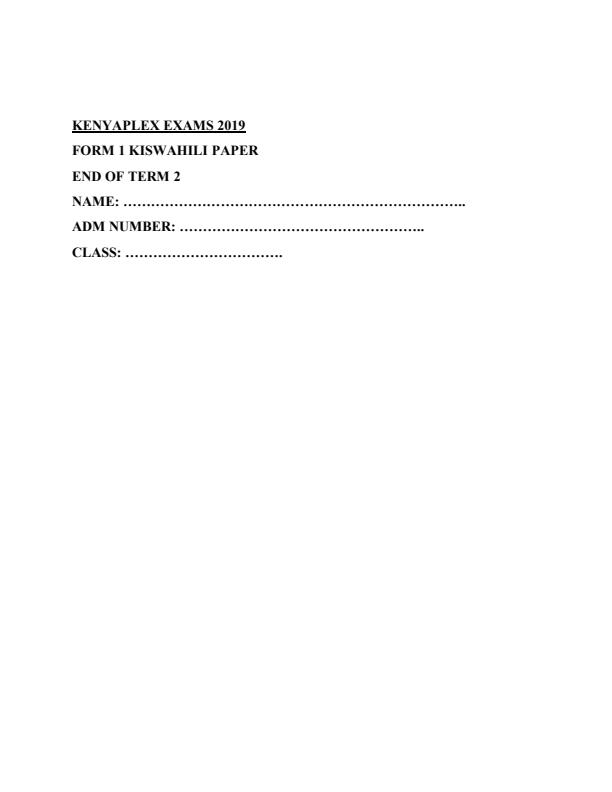 Preview page Kiswahili-Form-1-End-of-Term-2-Examination-2019_249_0.jpg