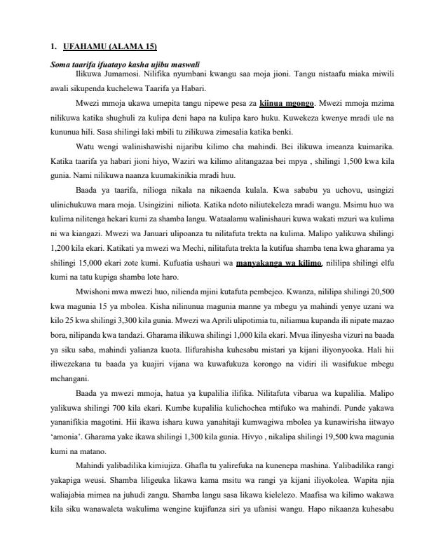 Preview page Kiswahili-Form-2-End-of-Term-1-Paper-Examination-2019_103_1.jpg