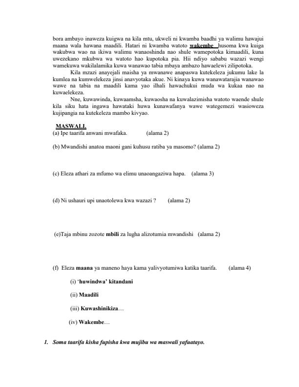 Preview page Kiswahili-Form-3-End-of-Term-1-Paper-2-Examination-2019_74_2.jpg