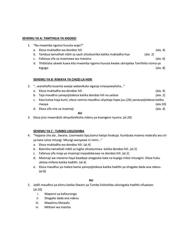 Preview page Kiswahili-Form-3-End-of-Term-3-Paper-3-Examination-2019_377_1.jpg