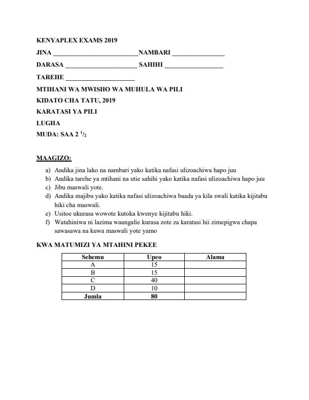 Preview page Kiswahili-Form-3-Paper-2-Mock-Exams-Term-2-2019_257_0.jpg