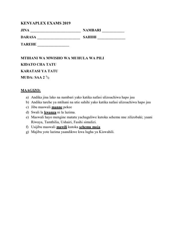 Preview page Kiswahili-Form-3-Paper-3-Mock-Exams-Term-2-2019_255_0.jpg