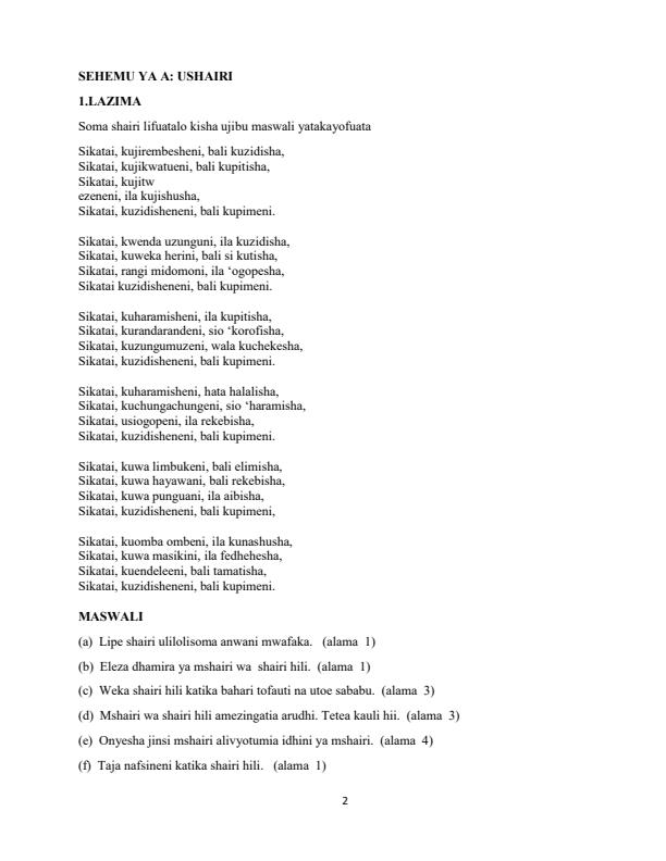 Preview page Kiswahili-Form-4-End-of-Term-1-Paper-3-Examination-2019_90_1.jpg