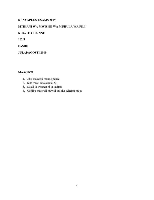 Preview page Kiswahili-Form-4-Paper-3-Mock-Exams-Term-2-2019_256_0.jpg